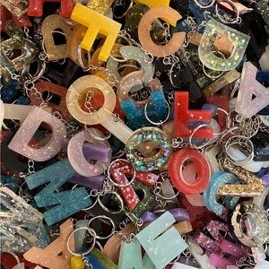 Huge Initial Keychain Destash 10/$30